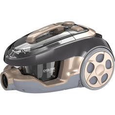 Пылесос HYUNDAI HYV-C3550 золотистый, серый