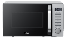 Микроволновая печь с грилем Haier HMB-DG208SA серебристая, серая
