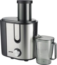 Соковыжималка центробежная Gorenje JC900E 900 Вт серебристый, черный