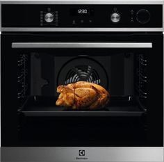 Встраиваемый электрический духовой шкаф Electrolux EOC6P71X черный