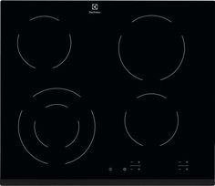 Встраиваемая варочная панель электрическая Electrolux EHF6241FOK черный