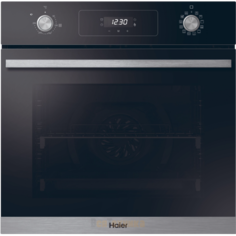 Встраиваемый электрический духовой шкаф Haier HOD-P12CTBX серый, черный