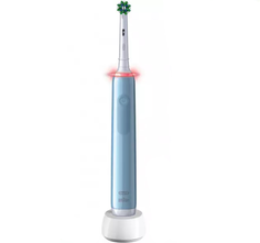 Электрическая зубная щетка Oral-B Pro 3 3000 Cross Action голубой