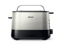 Тостер Philips HD2637/90 серебристый, черный