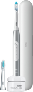 Электрическая зубная щетка Oral-B Pulsonic Slim Luxe 4500 серебристая