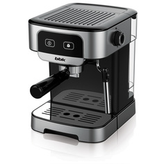 Рожковая кофеварка BBK BCM1500 серебристая, черная