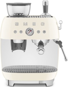 Рожковая кофемашина Smeg EGF03CREU бежевая