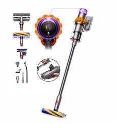 Пылесос Dyson V15 Detect Absolute (SV47) желтый, серебристый