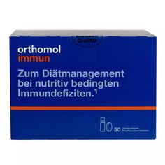 Набор Ортомол Immun бутылочка 20 мл + таблетки 450 мг + таблетки 500 мг 30 шт. Orthomol