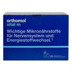 Набор Ортомол Vital M Ортомол бутылочка 20 мл + капсулы 800 мг + капсулы 700мг 30 шт. Orthomol