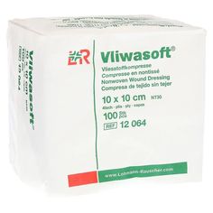 Салфетки Vliwasoft стерильные впитывающие из 4-х слойного 10х10см,150шт,12065 No Brand