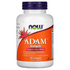 NOW АДАМ (ADAM), витамины для мужчин, softgels 90 шт