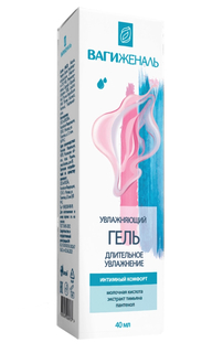 Гель для интимной гигиены Алкой Вагиженаль увлажняющий туба 40 мл