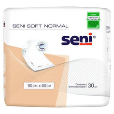 Пеленки SENI SOFT NORMAL 60х90 см, впитывающие, одноразовые 30 шт