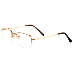Готовые очки GA0244 (Цвет: C1 золотой; диоптрия: +1; тонировка: Нет) No Brand