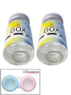 Цветные контактные линзы DOX K3005-A GREEN 0.00+Container;BC:8.6;DIA:14.2 2 шт.+контейнер