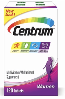 Витаминно-минеральный комплекс Centrum формула для женщин, 120 шт