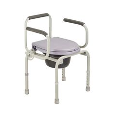 Кресло туалет стул Армед ФС813 дачный с санитарным оснащением для пожилых людей, инвалидов