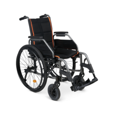Кресло-коляска Армед 4000-1, пневматические колеса, ширина сиденья 430 мм, складное