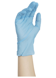 Медицинские перчатки нитриловые, NITRILE OPTIMA, голубые, S, 100 шт No Brand