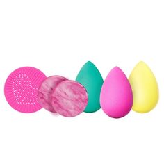Подарочный набор Beautyblender Rocket to Flawless очищающее мыло 2 шт + спонж 3 шт