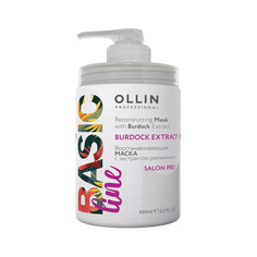 Маска для волос Ollin Professional Восстанавливающая с экстрактом репейника 650 мл