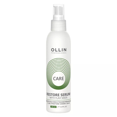 Сыворотка для волос Ollin Professional Care восстанавливающая с экстрактом семян льна