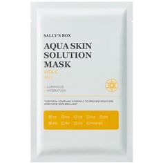 Маска для лица Sallys Box Aqua Skin Solution Mask Vita C 22 мл