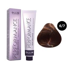 Краска для волос Ollin Professional Performance 6/7 Темно-русый коричневый 60 мл