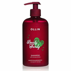 Шампунь для волос с экстрактом авокадо OLLIN BEAUTY FAMILY, 500 мл