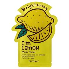 Маска Tony Moly Im Real Lemon Mask Sheet Brightening