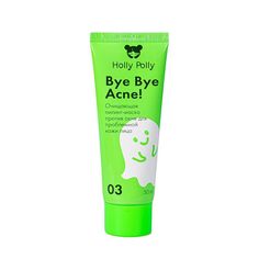 Очищающая Пилинг-Маска Bye Bye Acne! против акне для проблемной кожи лица, 50 мл Holly Polly