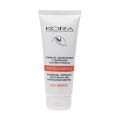 Гоммаж-эксфолиант KORA с энзимами папайи и граната 100 мл КОРА