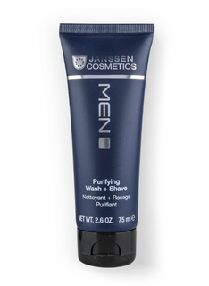 Крем для бритья Janssen Men Purifying Wash & Shave 75 мл