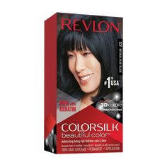Краска для волос REVLON colorsilk #12 Blue Black (Иссиня-черный) 130 мл