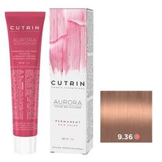 Краска для волос CUTRIN AURORA Permanent Hair Color 9.36 Очень светлый золотой песок 60 мл