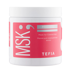 Маска TEFIA MYCARE Color для окрашенных волос профессиональная, 500 мл