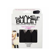 Набор спонжей для макияжа The Makeup Bullet HiDef Cosmetic Finger Sponge