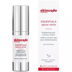 Крем для глаз Skincode Essentials Alpine White Brightening Eye Contour Cream 15 мл