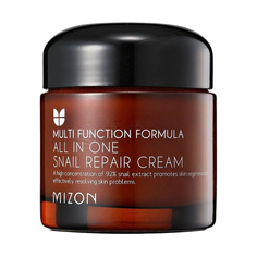 Крем для лица MIZON с муцином улитки All In One Snail Repair Сream антивозрастной, 75 мл