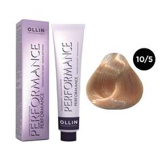 Краска для волос Ollin Professional 10/5 светлый блондин махагоновый, 60 мл