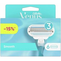 Сменные кассеты для бритвы Venus Smooth 6 шт Gillette