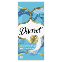 Прокладки Discreet ежедневные Deo Spring Breeze Multiform Single 20шт
