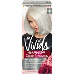 Крем-краска для волос "Color Sensation, Vivids", Платиновый металлик Garnier