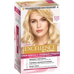 Крем-краска для волос LOreal Paris Excellence, 10.13 легендарный блонд, 176 мл