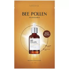 Маска для лица MISSHA Bee Pollen с экстрактом пчелиной пыльцы, 1 шт.