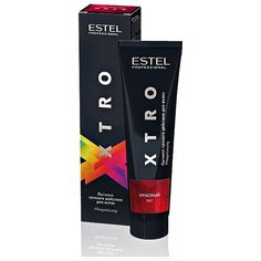 Краска для волос ESTEL XTRO Пигмент прямого действия Black красный 100 мл