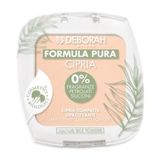 Пудра для лица Deborah milano матирующая FORMULA PURA MATIFYING COMPACT POWDER, тон 02