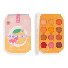 Палетка теней для век I Heart Revolution Grapefruit Fizz Shadow Palette, 12x0,5 г