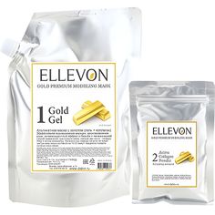 Маска для лица Ellevon Gold Gel + Collagen 1000 мл + 100 г